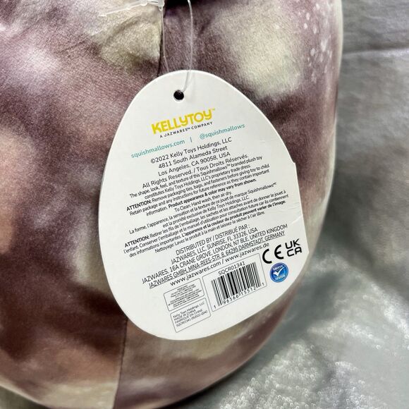 Squishmallows GREGGOR 14" Brown-White Moose Fuzzy Tummy Pattern with Tag - Picture 5 of 8